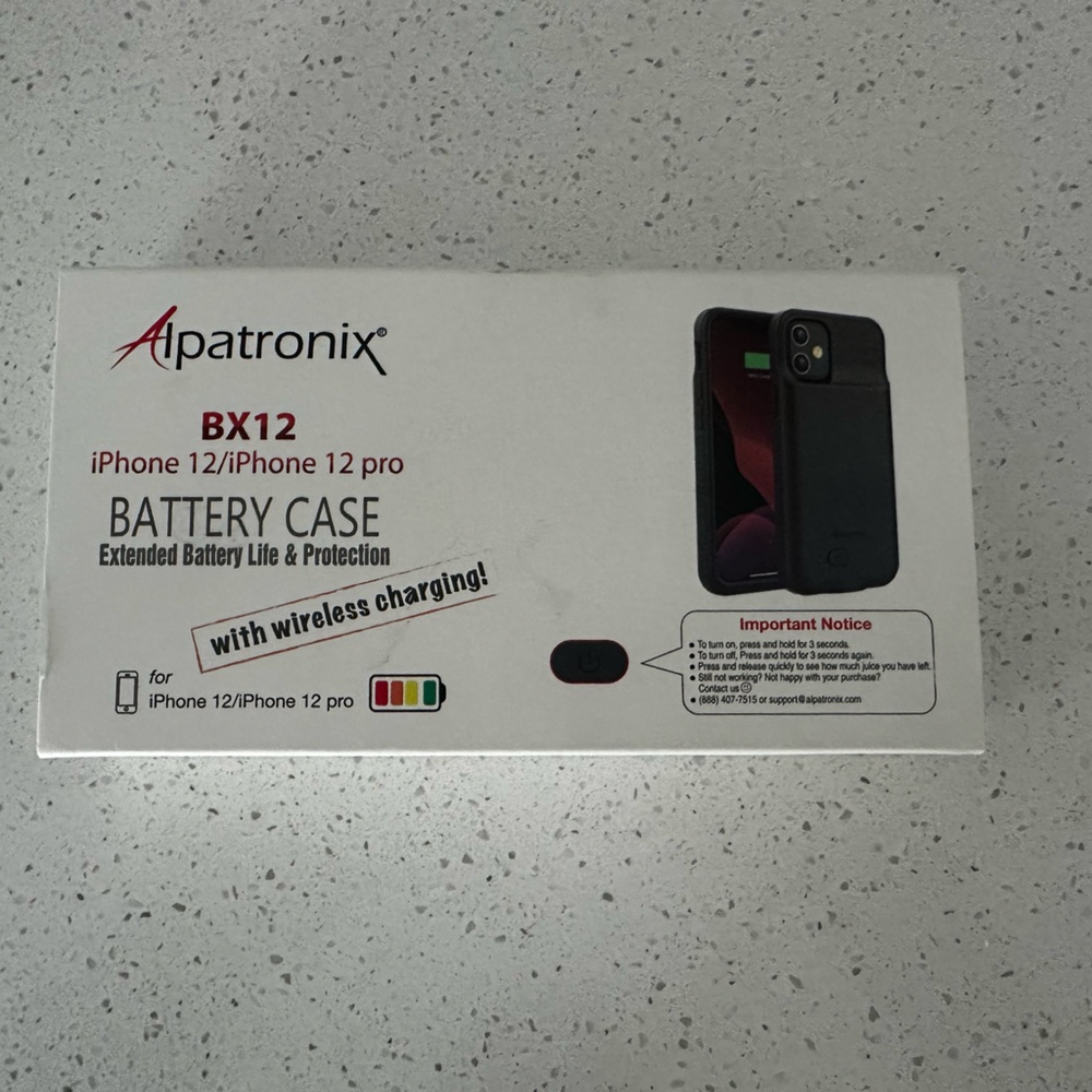 Battery Case iPhone 12/ 12 pro